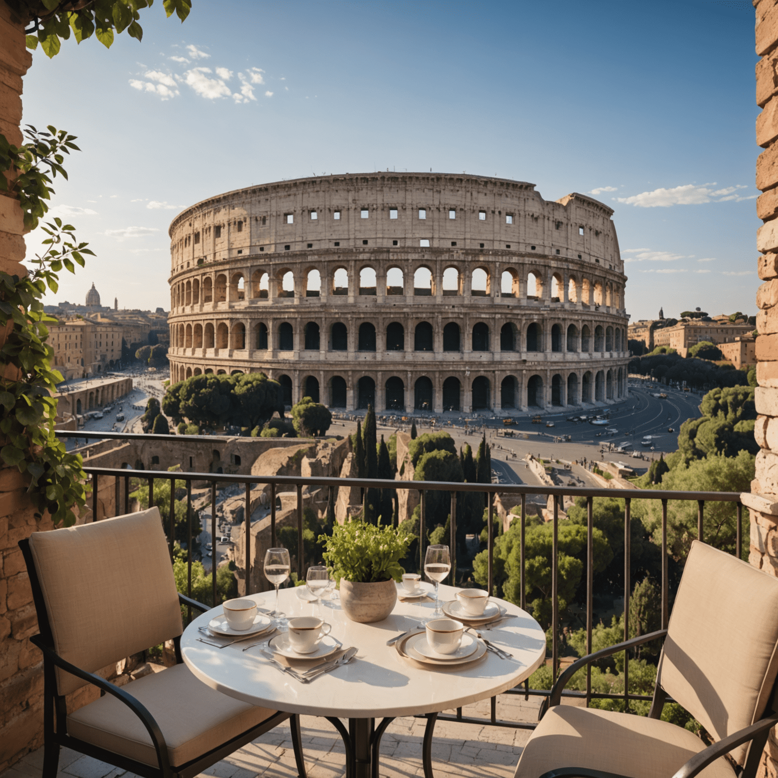 Hotel di lusso a Roma con vista panoramica sul Colosseo, che ha aumentato le prenotazioni del 30% dopo l'implementazione di Octorate PMS